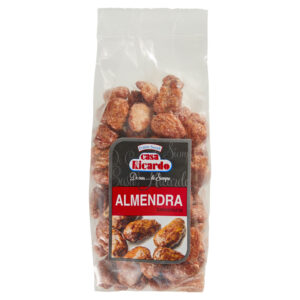 Almendra garrapiñada. Envase 170gr.