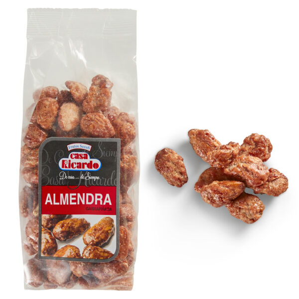 Almendra garrapiñada. Envase 170gr.