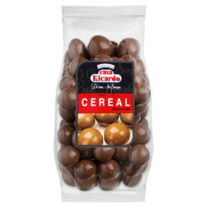 Grageas cereal chocolate leche. Envase 200 gr.