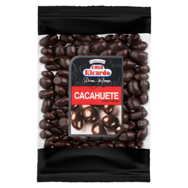 Cacahuete Choco Negro. Envase 100gr.