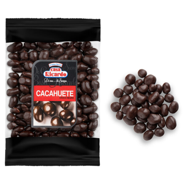 Cacahuete Choco Negro. Envase 100gr.