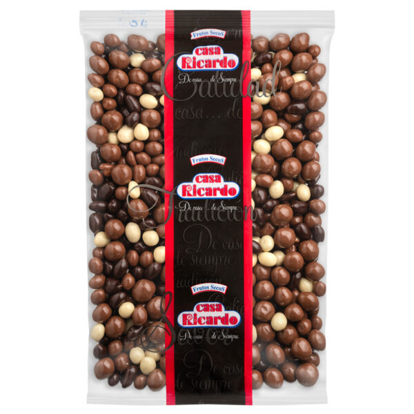 Cocktail de Cacahuetes y Cereales Chocolateados. Envase 1kg.